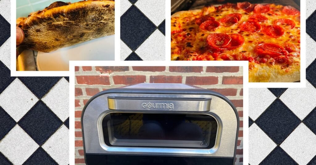 Gourmia All-in-One forno de pizza e fritadeira de ar: ar quente