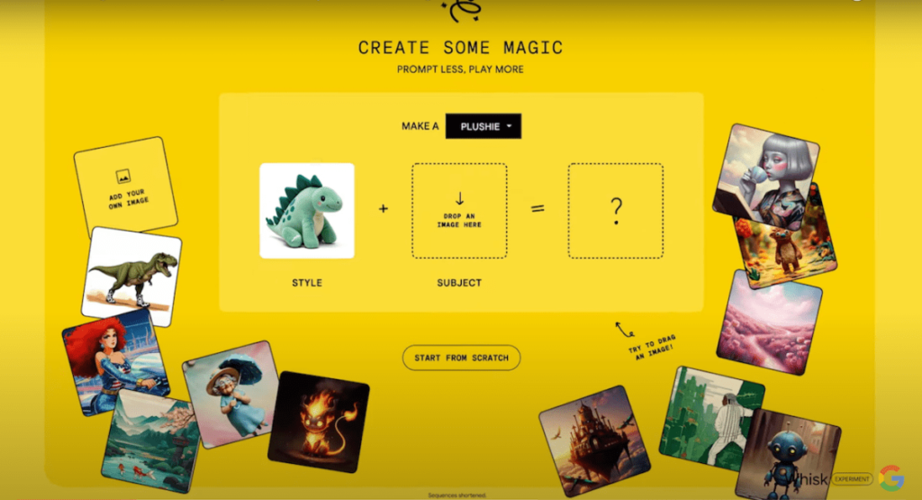 O Google Whisk, uma ferramenta de remixagem de imagem, já está disponível em mais de 100 países
