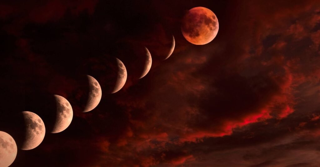 Como ver o eclipse lunar total e a lua de sangue este mês