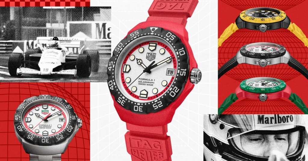 Foi assim que a tag heuer renovou seu icônico relógio F1