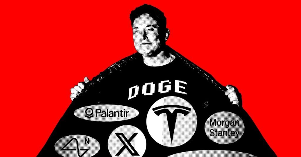 Mapeamos o Vale do Silício de Doge e as conexões corporativas