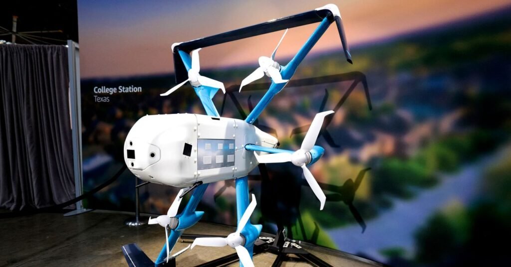 Os drones de entrega da Amazon estão aterrados. Os pássaros e cães desta cidade do Texas são gratos