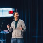 Alex Kayyal from Lightspeed Venture Partners speaking at TechCrunch Early Stage 2024 in Boston.