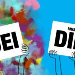 Photo with the slogan DEI must DIE on it.