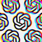 pattern of openAI logo