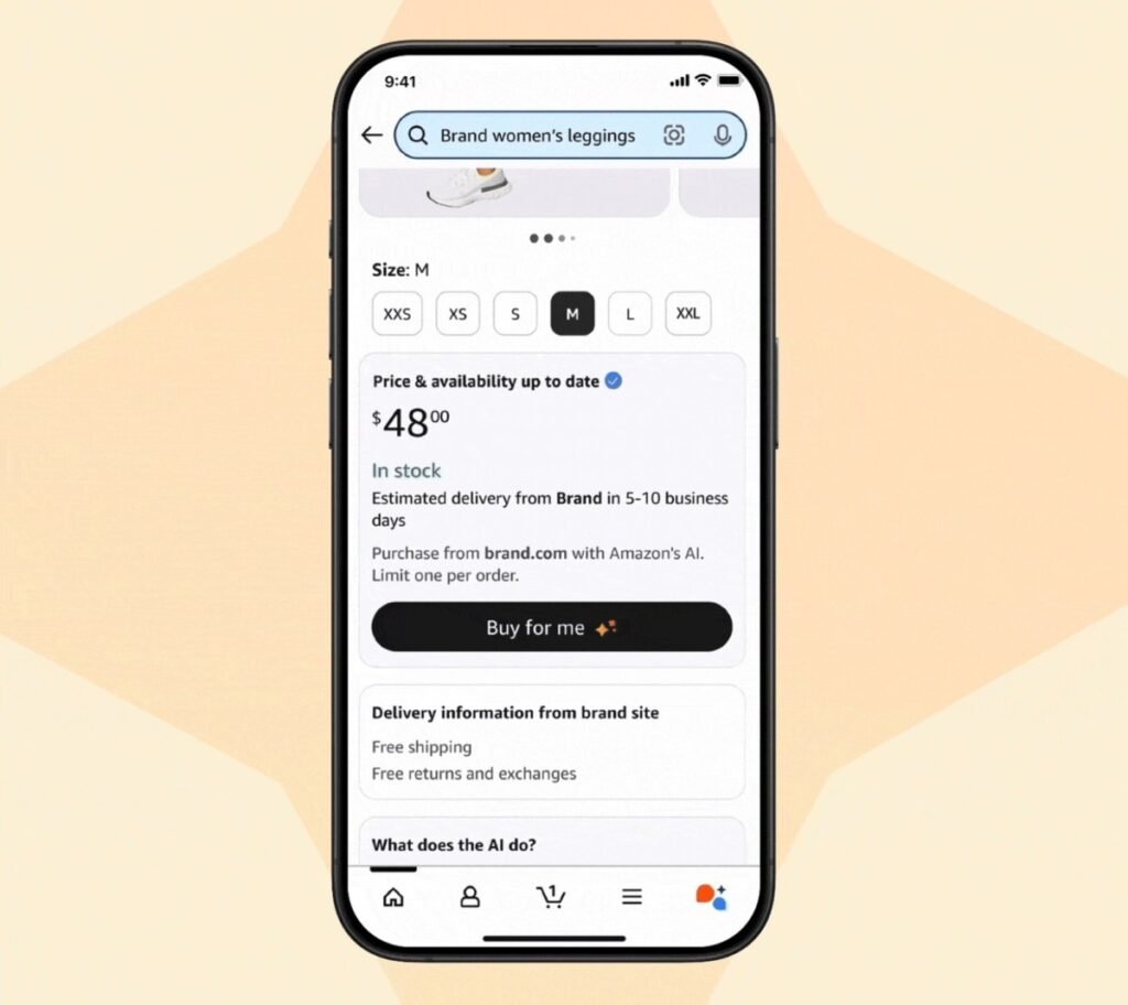 O novo agente da AI da Amazon comprará sites de terceiros para você