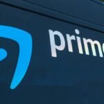 An Amazon.com delivery truck