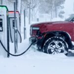 Rivian Electric Car Charging Station