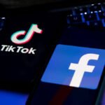 TikTok and Facebook logos