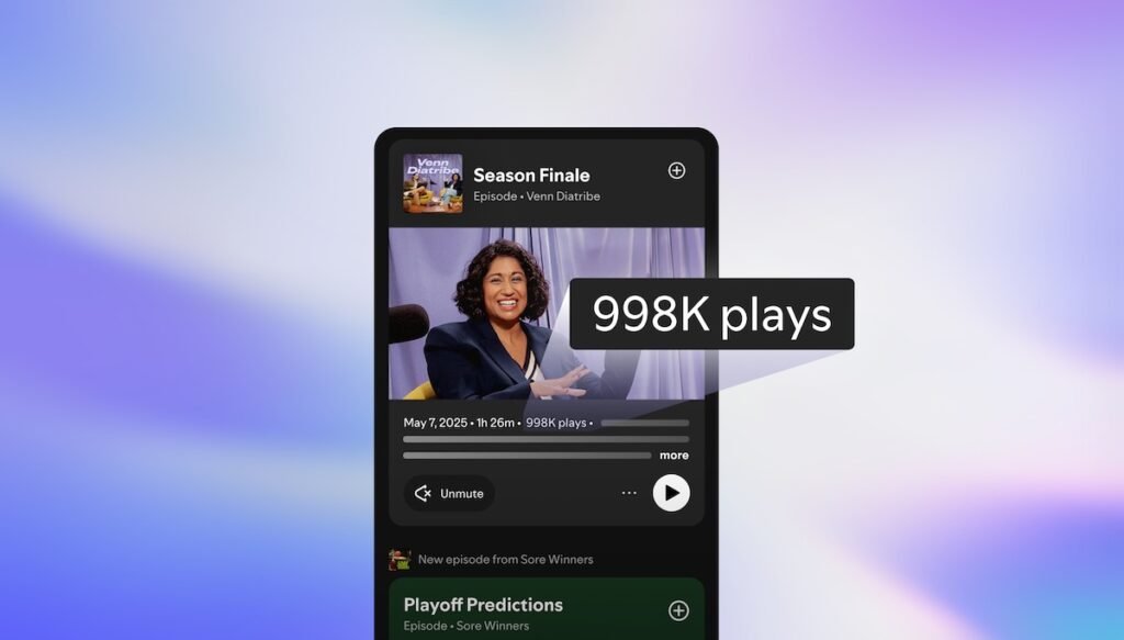 Spotify agora mostra quantas vezes as pessoas ouviram episódios de podcast