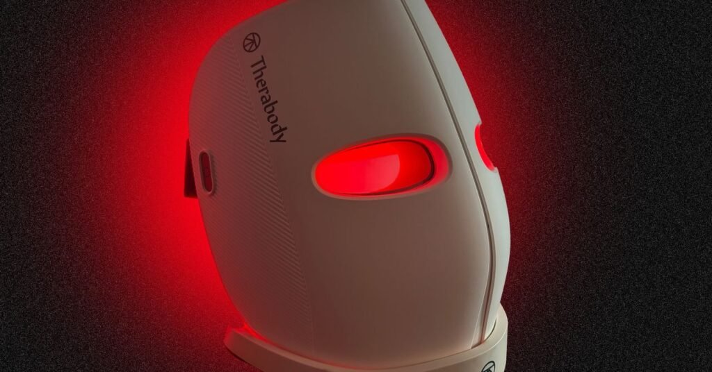 Therabody theraface máscara revisão: o escudo de rosto de LED vibratório
