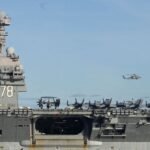 Este é o navio movido a energia nuclear utilizado na guerra de Trump contra os barcos de drogas