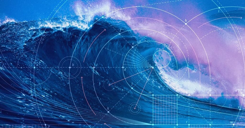 A matemática oculta das ondas do oceano