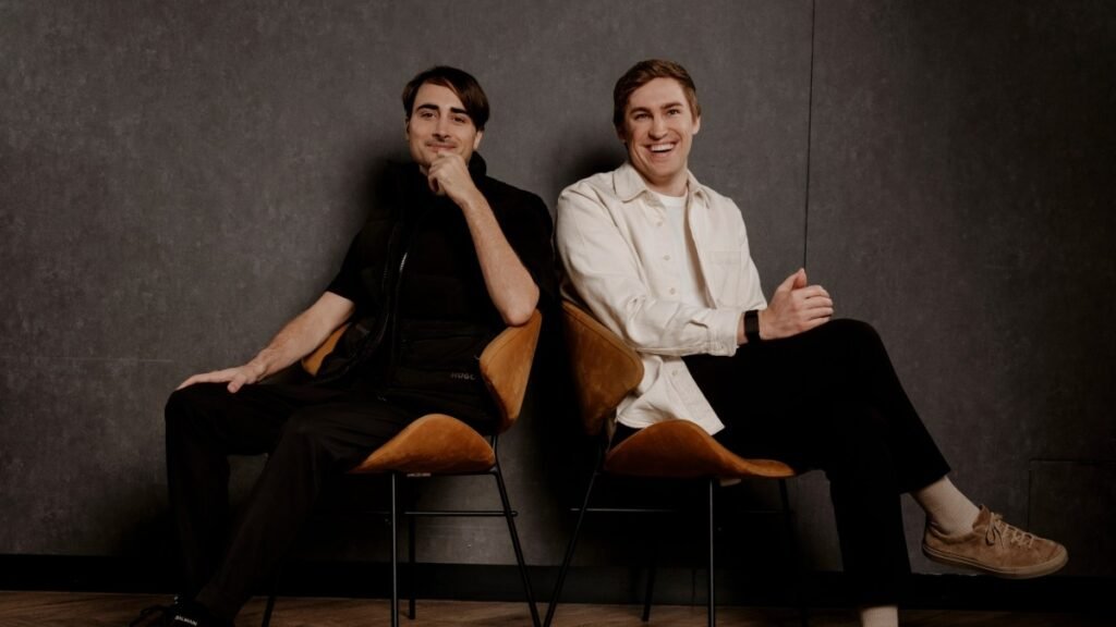 ElevenLabs co-founders Piotr Dabkowski and Mati Staniszewski.