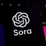 The Sora logo displays on a smartphone screen