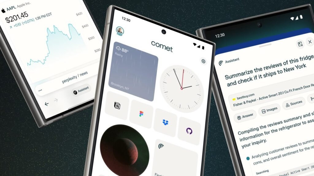Perplexity traz seu navegador AI Comet para Android