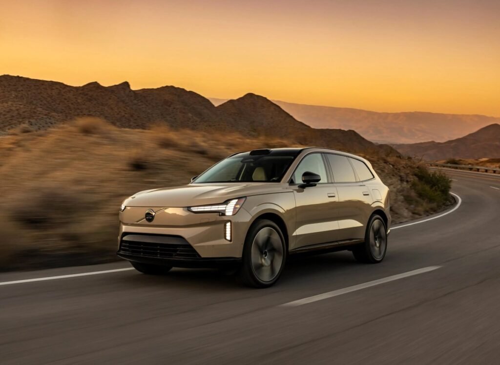 A Volvo EV with Luminar Lidar