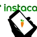 Instacart logo on a phone