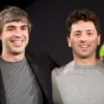 Larry Page and Sergey Brin, the co-founders of Google, in September 2008