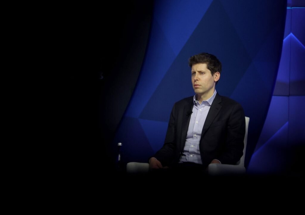 OpenAI CEO Sam Altman looks on during the APEC CEO Summit at Moscone West on November 16, 2023 in San Francisco, California.
