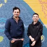 Runpod founders Pardeep Singh (right) Zhen Lu (left)