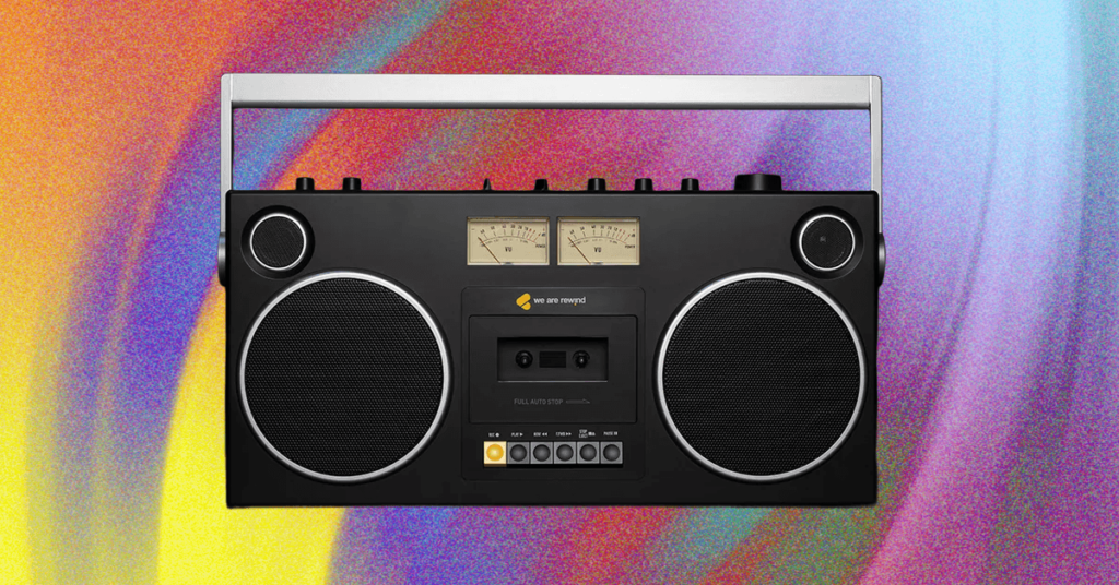 Somos Rewind GB-001 Cassette Boombox: estilo antigo