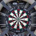 O sistema de pontuação automática Target Darts Omni atinge o alvo