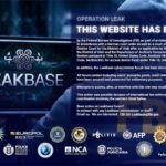 a notice on LeakBase, saying that the site has been seized by law enforcement