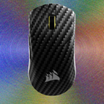 Análise de ratos para jogos de fibra de carbono e magnésio Corsair Sabre V2