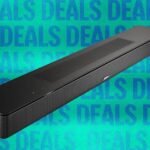 Esta barra de som Bose compacta tem um desconto de US $ 80