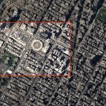 A location geofence over New York City, representing a geofence warrant.