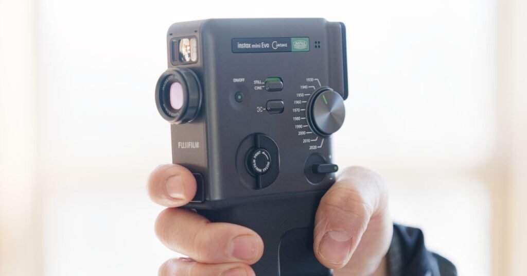 Revisão do cinema Fujifilm Instax Evo: diversão em vídeo retrô