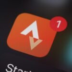 The Strava fitness tracking app
