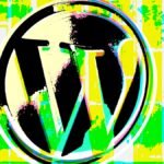 stylized WordPress logo