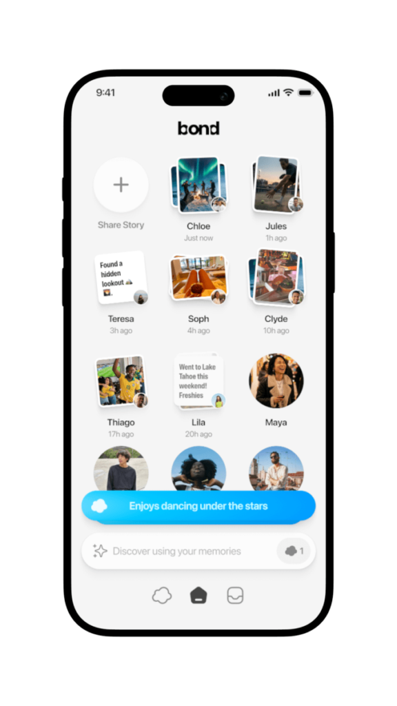 Bond, uma nova plataforma de mídia social, quer usar IA para ajudá-lo a abandonar seu hábito de rolar o apocalipse