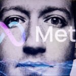 Mark Zuckerberg photo with Meta logo overlay
