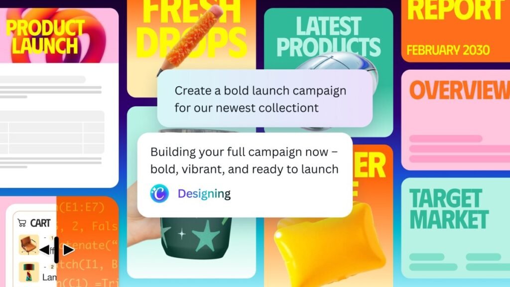 O assistente de IA do Canva agora pode chamar várias ferramentas para fazer designs para você