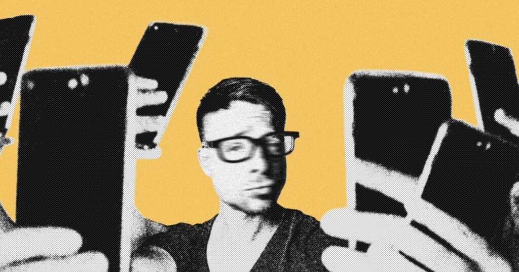 Os maximalistas do tempo de tela que passam muito tempo em seus telefones