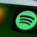 Spotify icon displayed on a phone screen