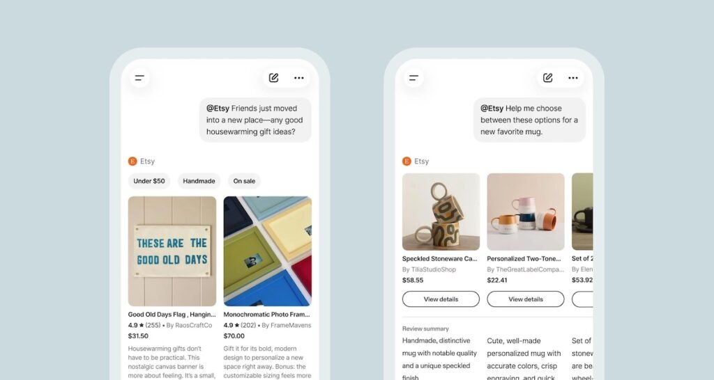 Etsy lança seu aplicativo dentro do ChatGPT enquanto continua seu impulso de IA