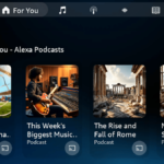 O novo recurso Alexa + da Amazon pode gerar episódios de podcast
