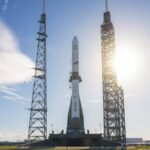 Blue Origin's New Glenn rocket on the launch pad