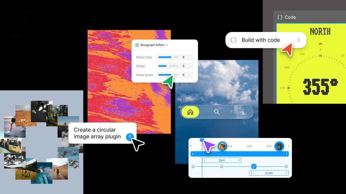 Figma adiciona camadas de código, suporte para animações e mais recursos de IA em nova atualização