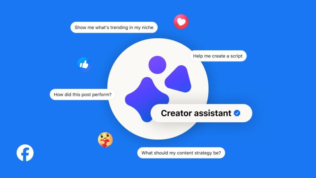 Meta lança um novo assistente de criação de IA no Facebook