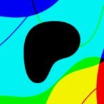 Patreon logo with colorful background