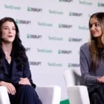 Phoebe Gates, Co-Founder, Phia, and Sophia Kianni, Co-Founder, Phia, speaks onstage during day two of TechCrunch Disrupt 2025