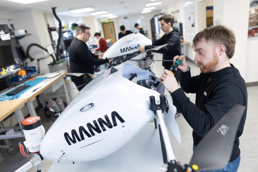 Startup autônoma de entrega de drones Manna planeja grande expansão nos EUA